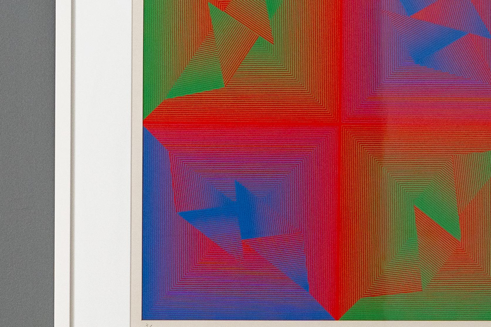 Op-Art-Druck von Toshihiro Katayama (amerikanisch) im Angebot