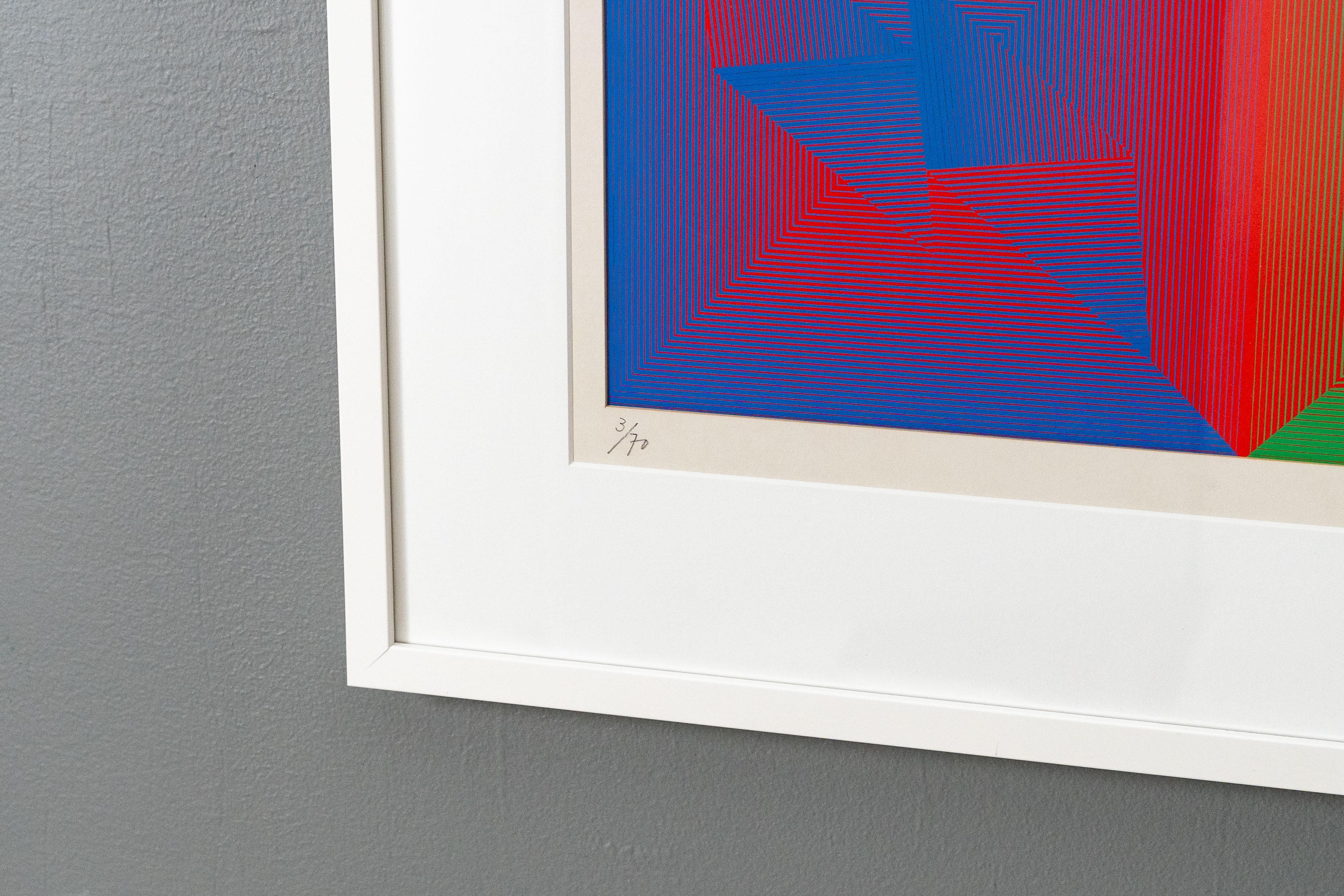 Op-Art-Druck von Toshihiro Katayama (Papier) im Angebot
