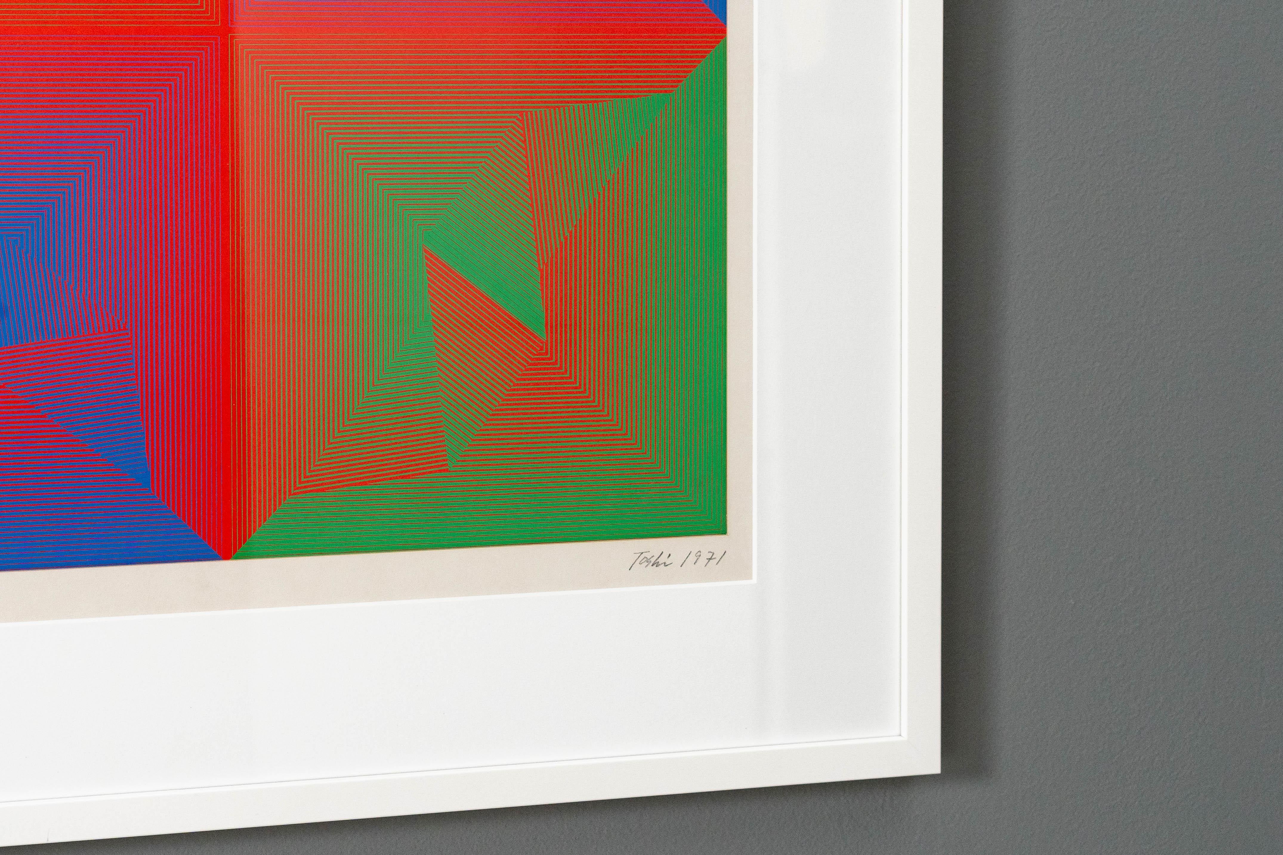 Op-Art-Druck von Toshihiro Katayama im Angebot 1