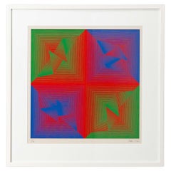 Grabado Op-Art de Toshihiro Katayama