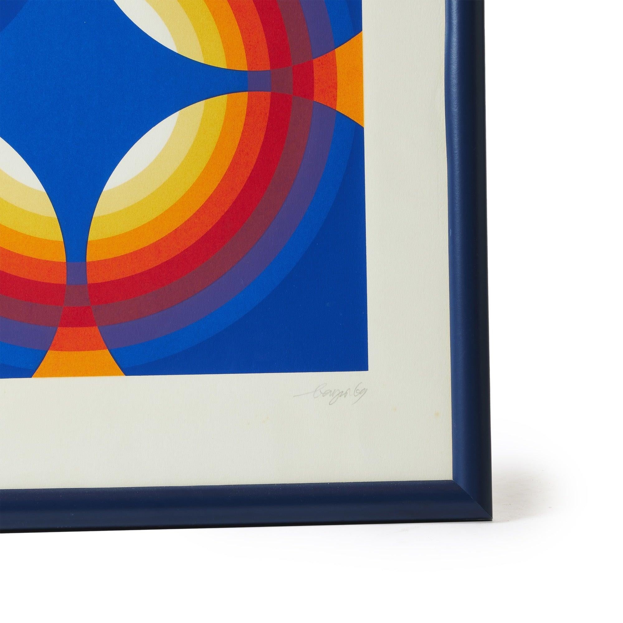 Op Art Print en Excelente estado para la venta en Sagaponack, NY