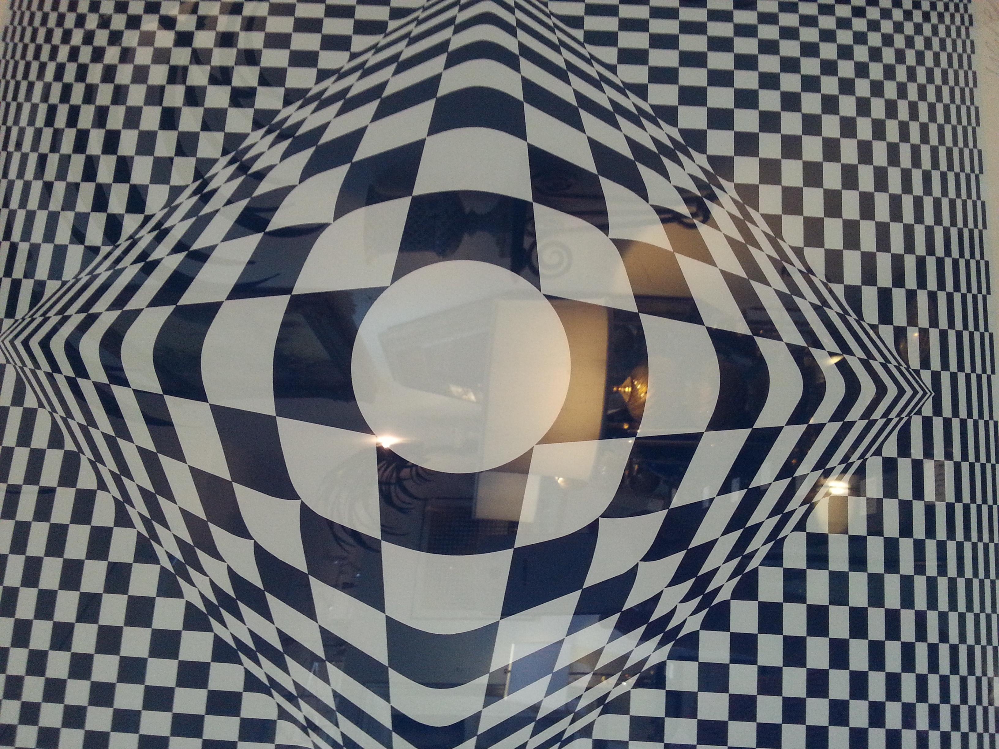 20th Century Op Art Silk Screen Vasarely For Sale