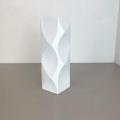 OP Art Vase Porcelain German Vase by Heinrich Fuchs for Hutschenreuther, 1970s