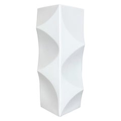 OP Art Vase Porcelain German Vase by Heinrich Fuchs for Hutschenreuther, 1970s