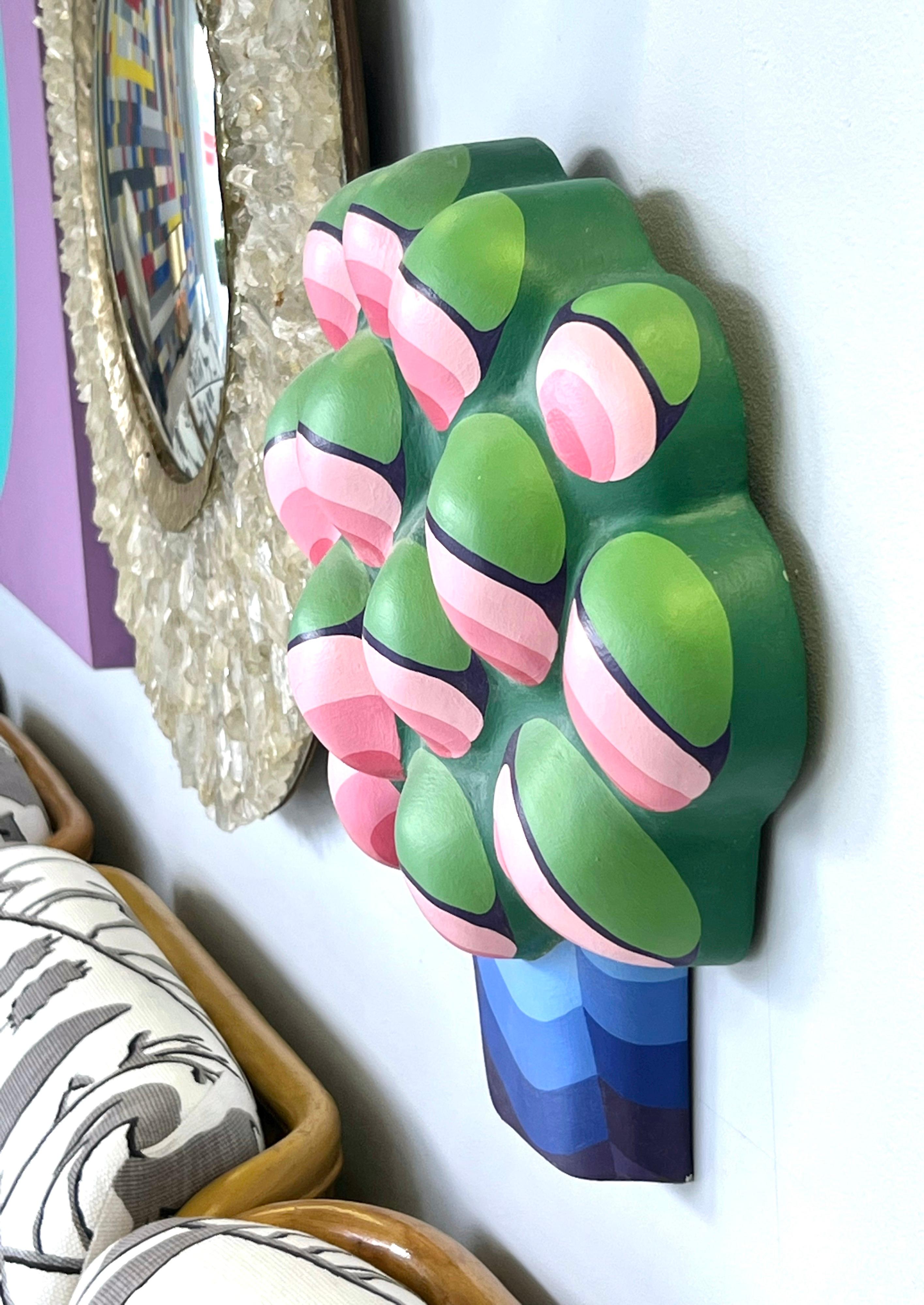 Paint Op Pop Art Papier Mache Modern Wall Sculpture, 1960s