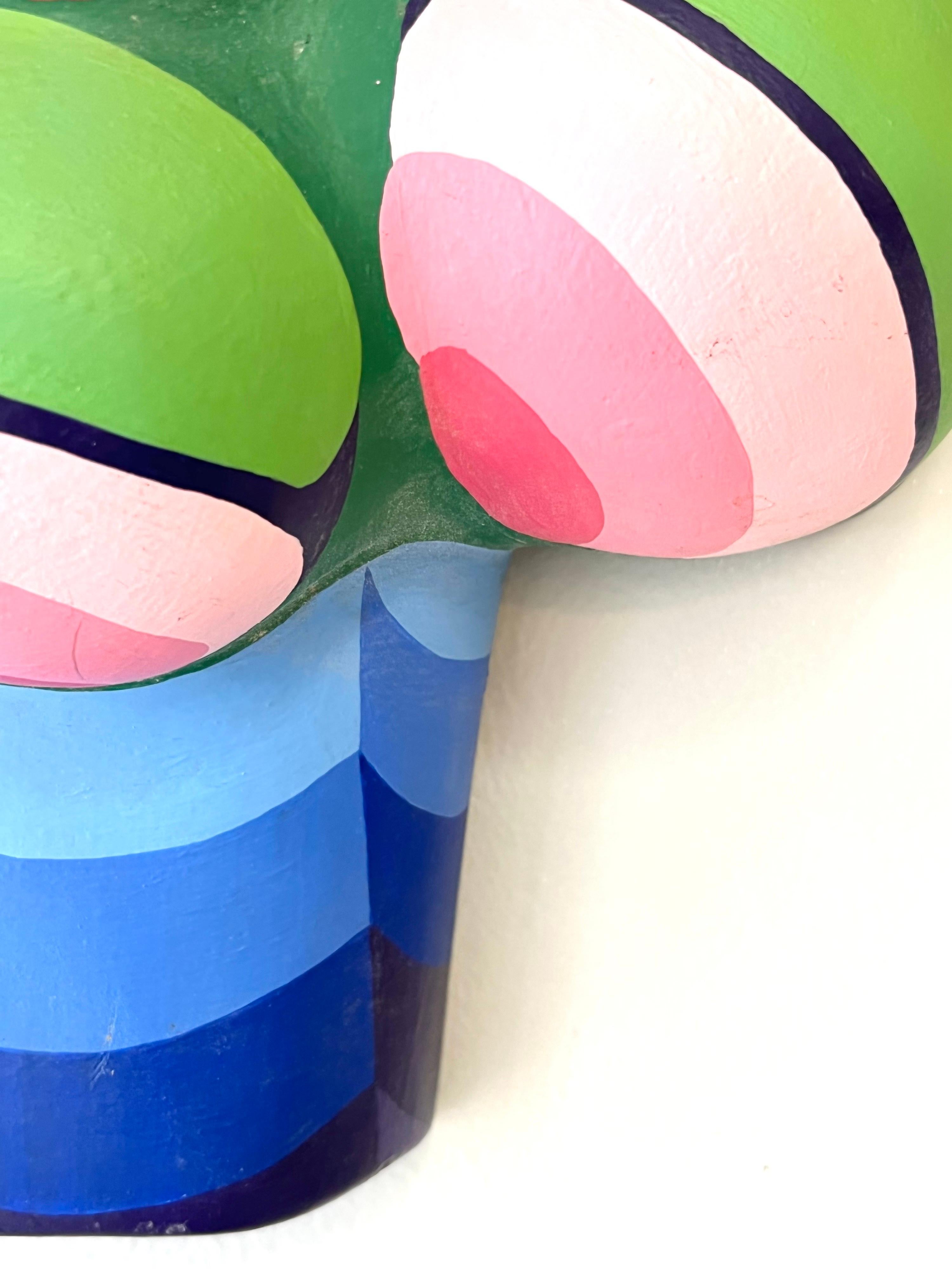 Op Pop Art Papier Mache Modern Wall Sculpture, 1960s 2