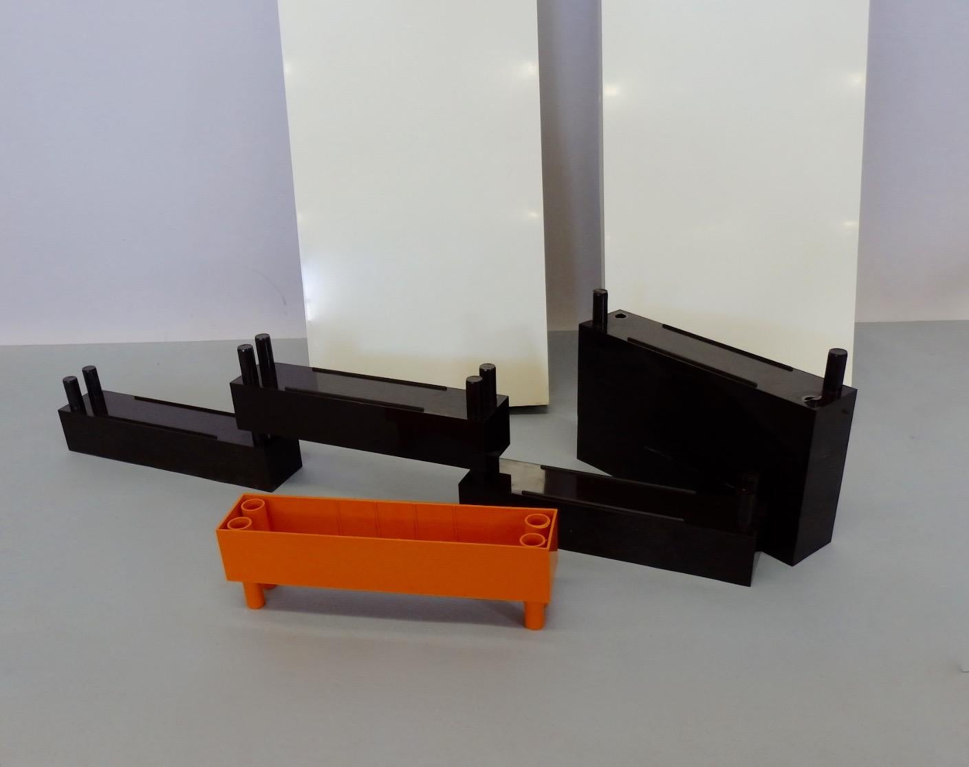 Op Pop Mod DePas Durbino Lomazzi for Kartell Modular Brick Shelf System For Sale 1