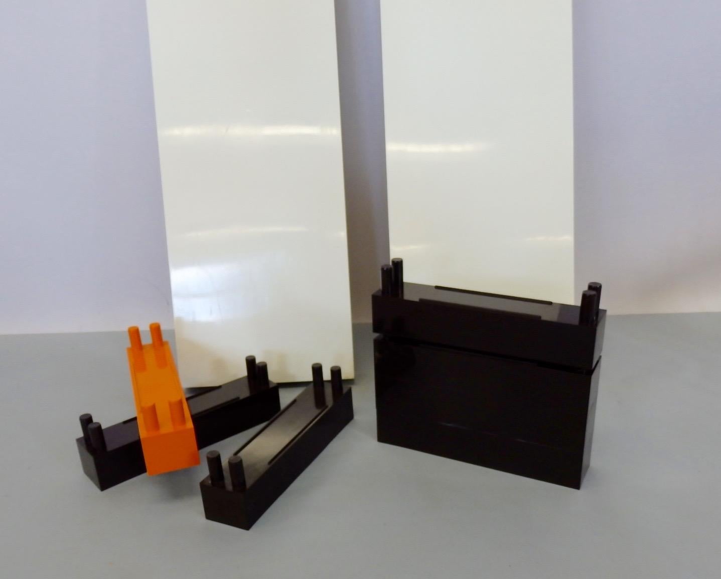 Op Pop Mod DePas Durbino Lomazzi for Kartell Modular Brick Shelf System For Sale 1
