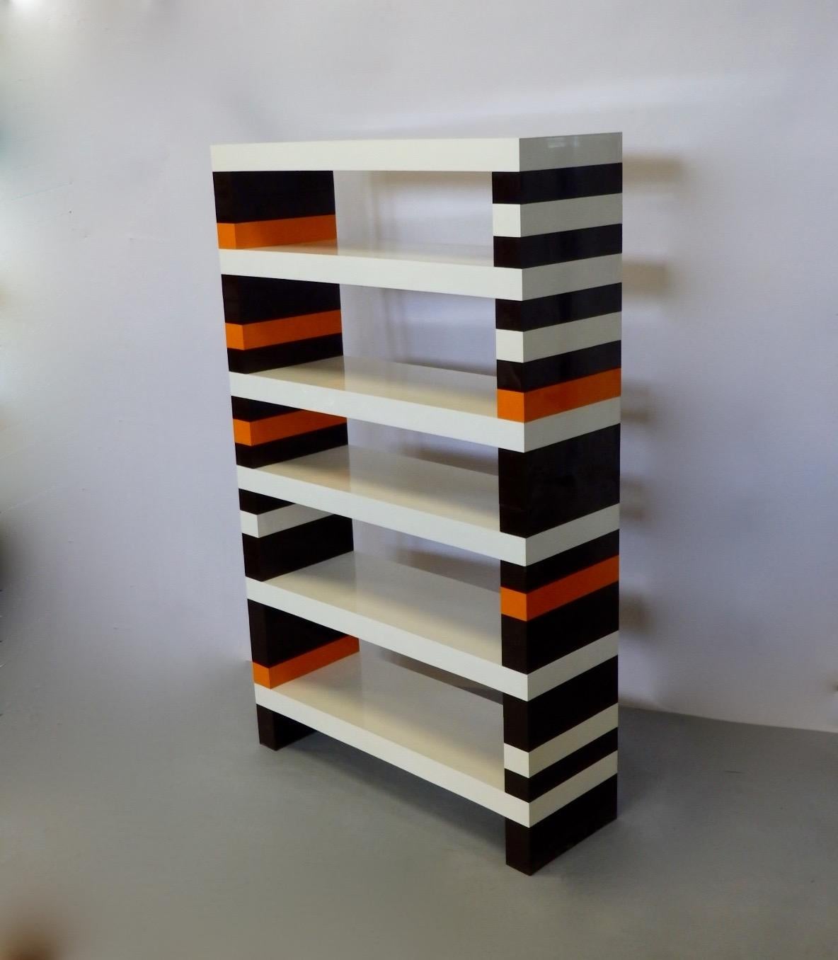 Mid-Century Modern Op Pop Mod DePas Durbino Lomazzi for Kartell Modular Brick Shelf System For Sale
