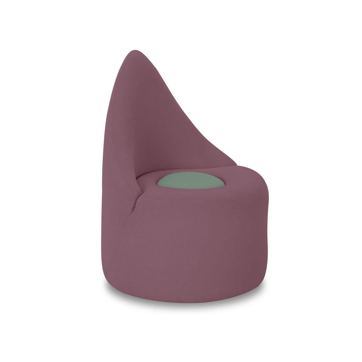 Italian Op Purple Small Kids Armchair by Adrenalina For Sale