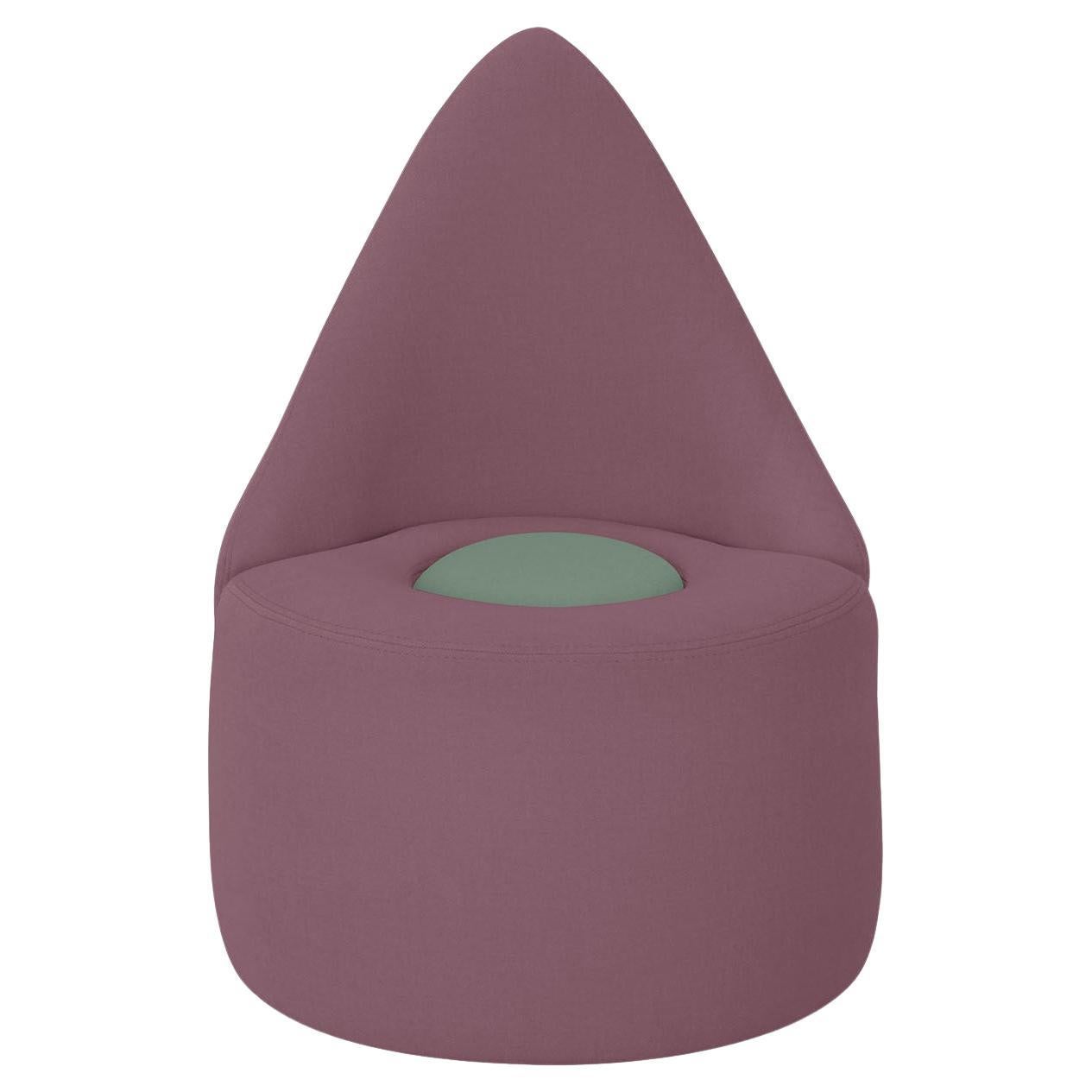 Op Purple Small Kids Armchair by Adrenalina For Sale