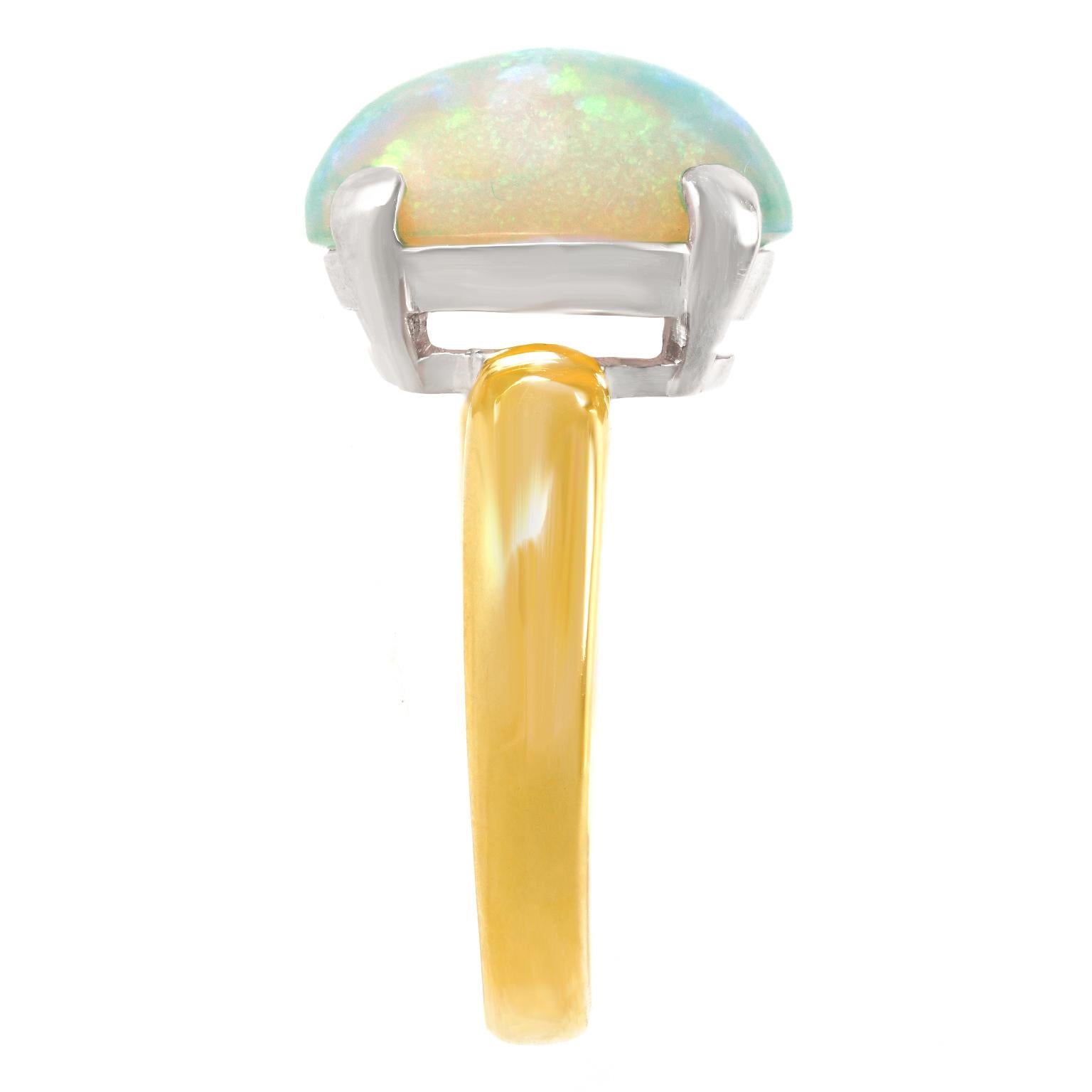 Anello di opale In condizioni ottime in vendita a Litchfield, CT