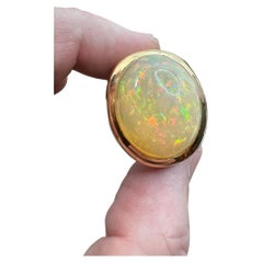Opal and Diamond Ring