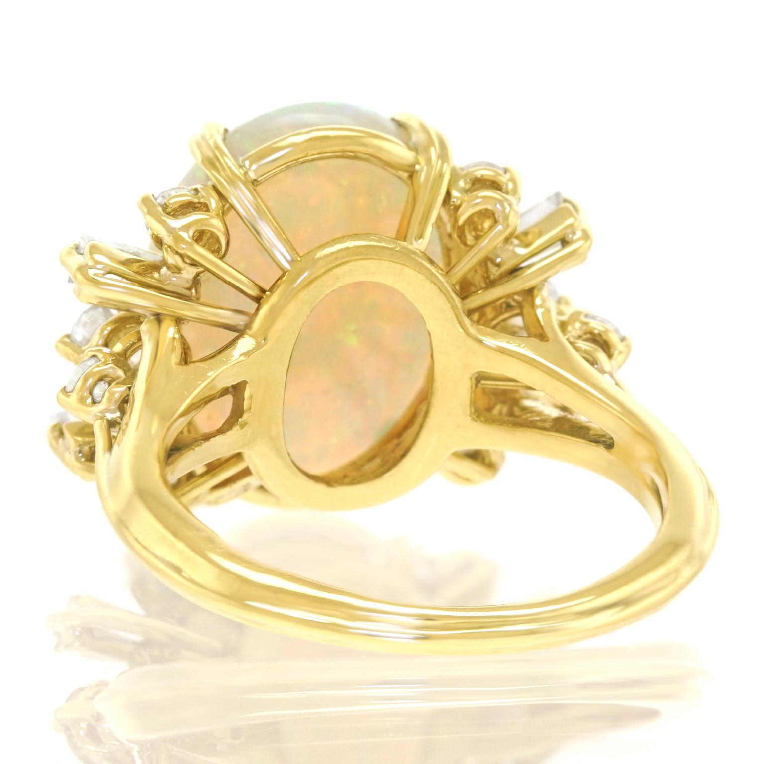 Opal and Diamond-Set Ring 2