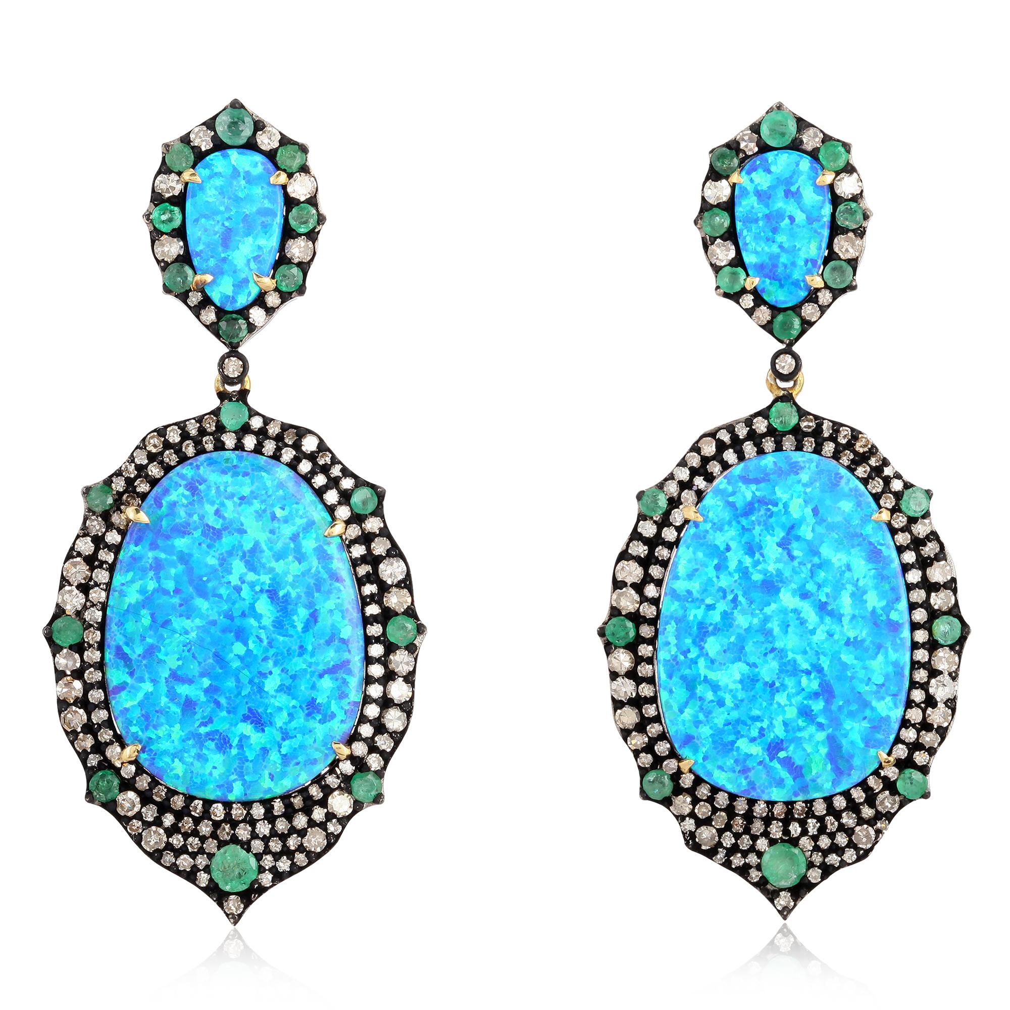 opal and aquamarine bracelet