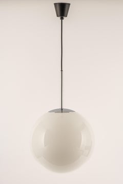 Opal Ball Pendant Light by Peill Putzler, Germany, 1970s