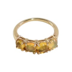 Vintage Opal Band Ring