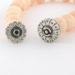 Opal beads bracelet and 18k gold lock with brilliant cut diamonds up to 1.84ct