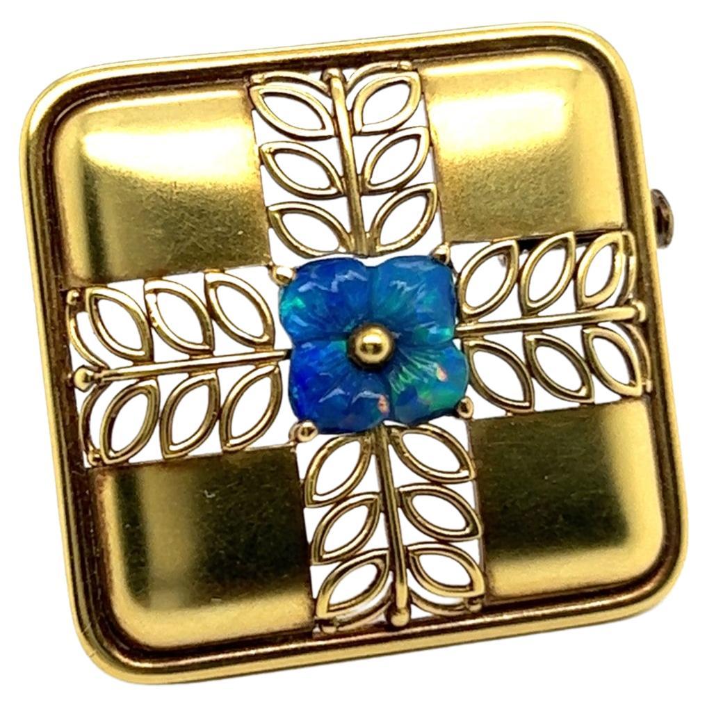 Broche en or jaune 18 carats