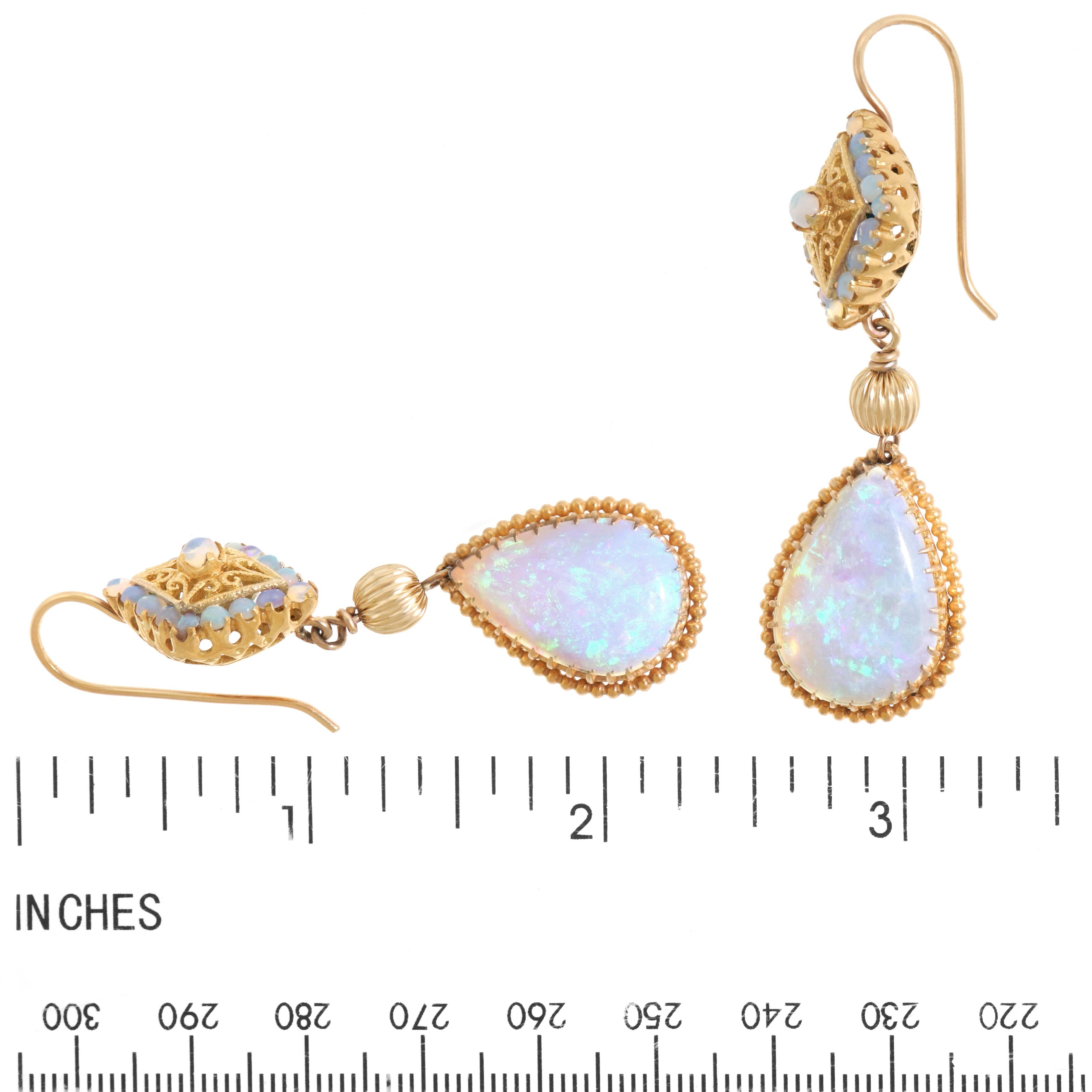Opal Chandelier Earrings 2