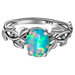 Used Opal Cocktail 14k Gold Ring