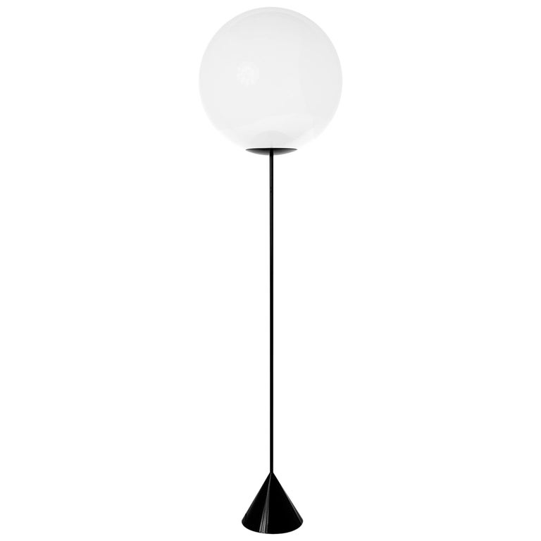 Opal Cone Floor Light by Tom Dixon For Sale