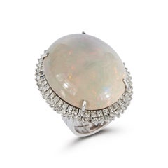 Opal & Diamant Cocktail-Ring