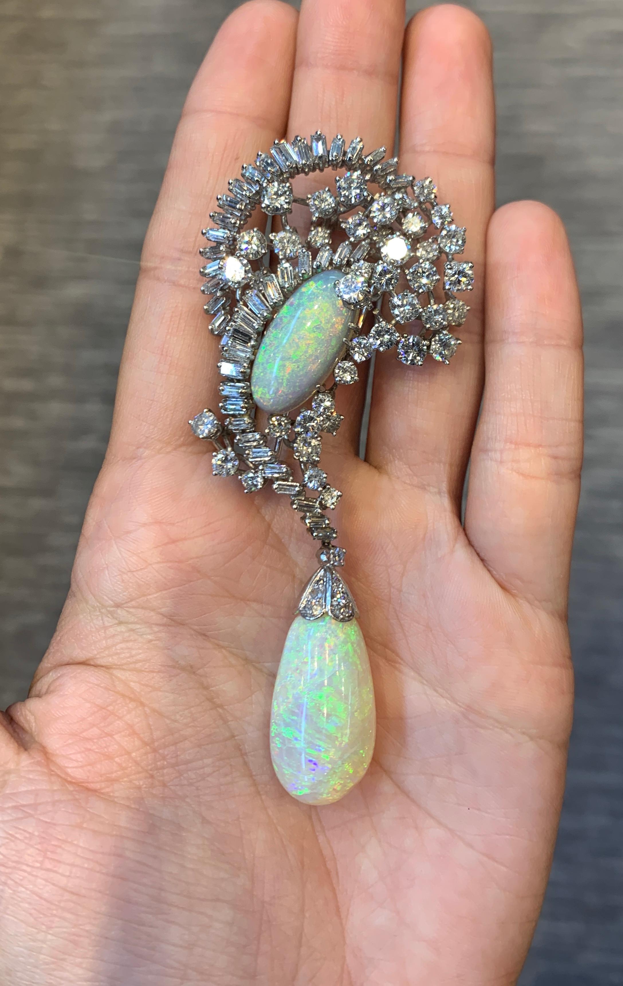 opal brooch