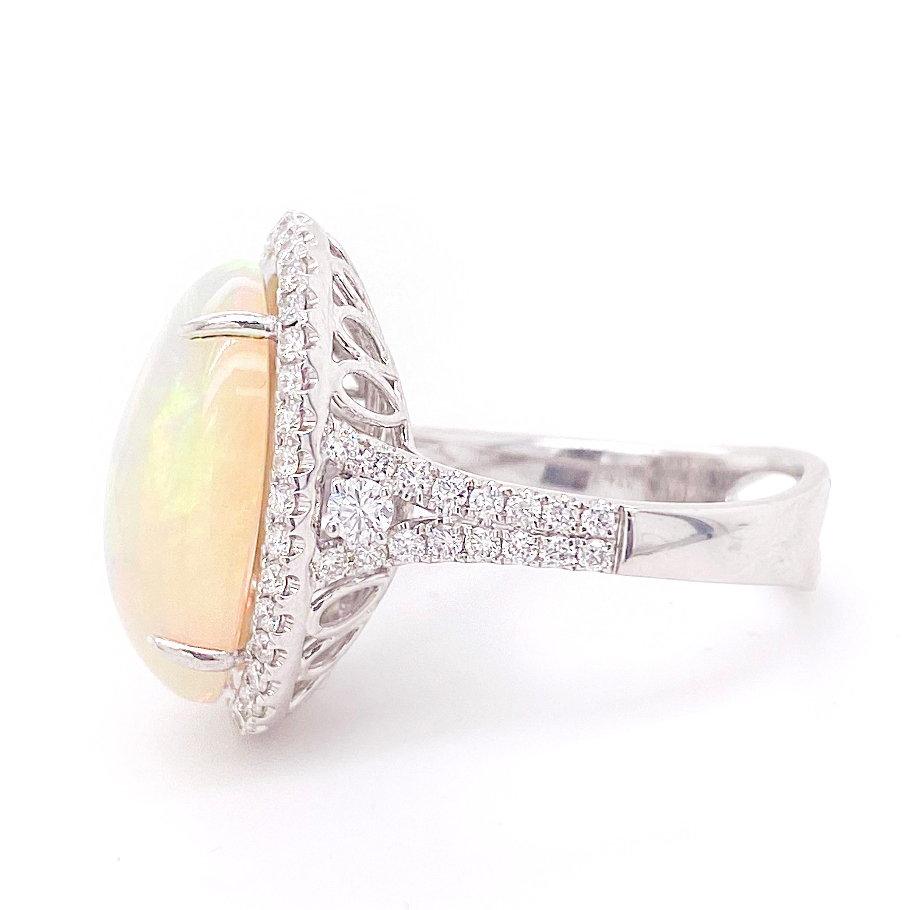 opal ring design