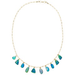 Opal Drop Necklace