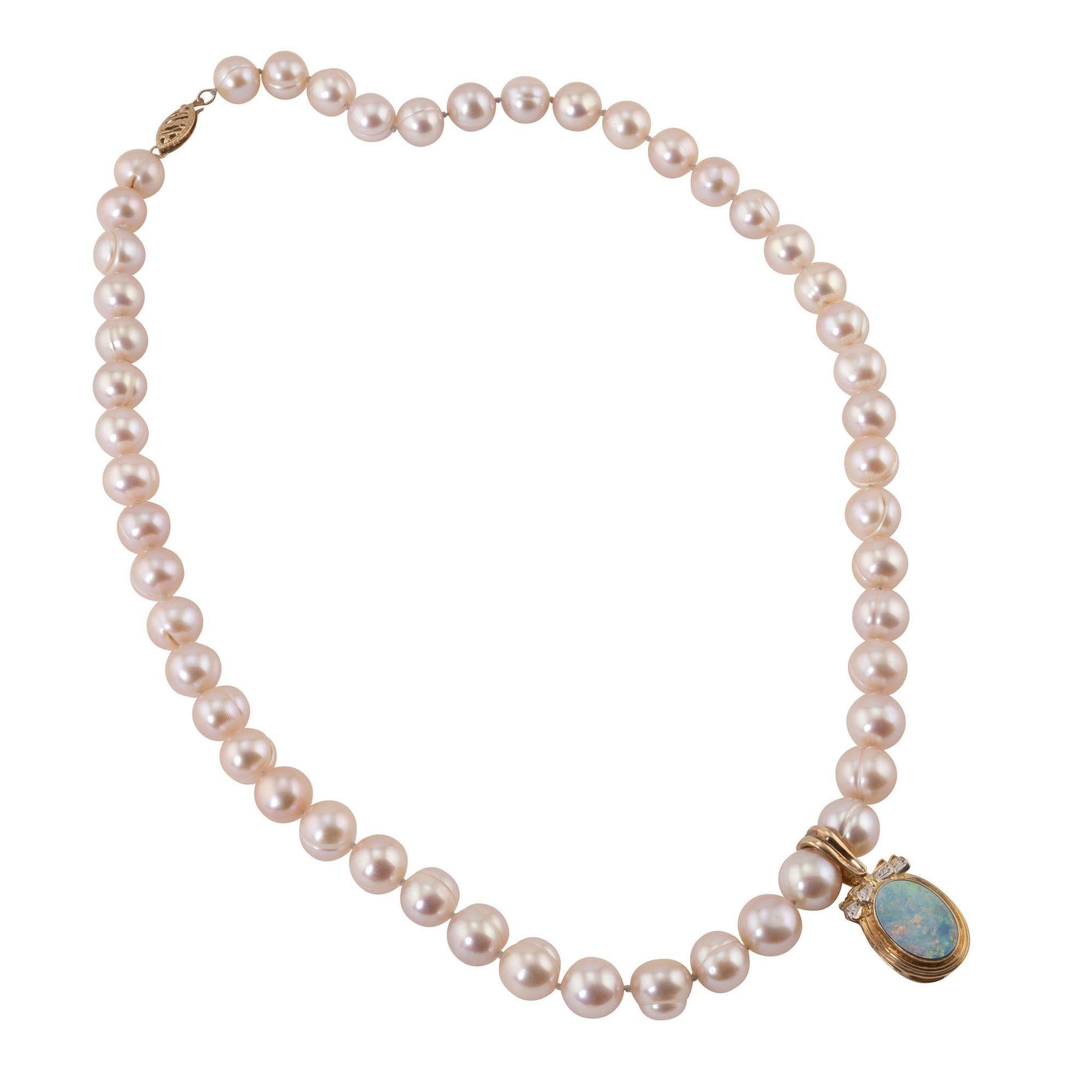 pearl necklace enhancer pendant