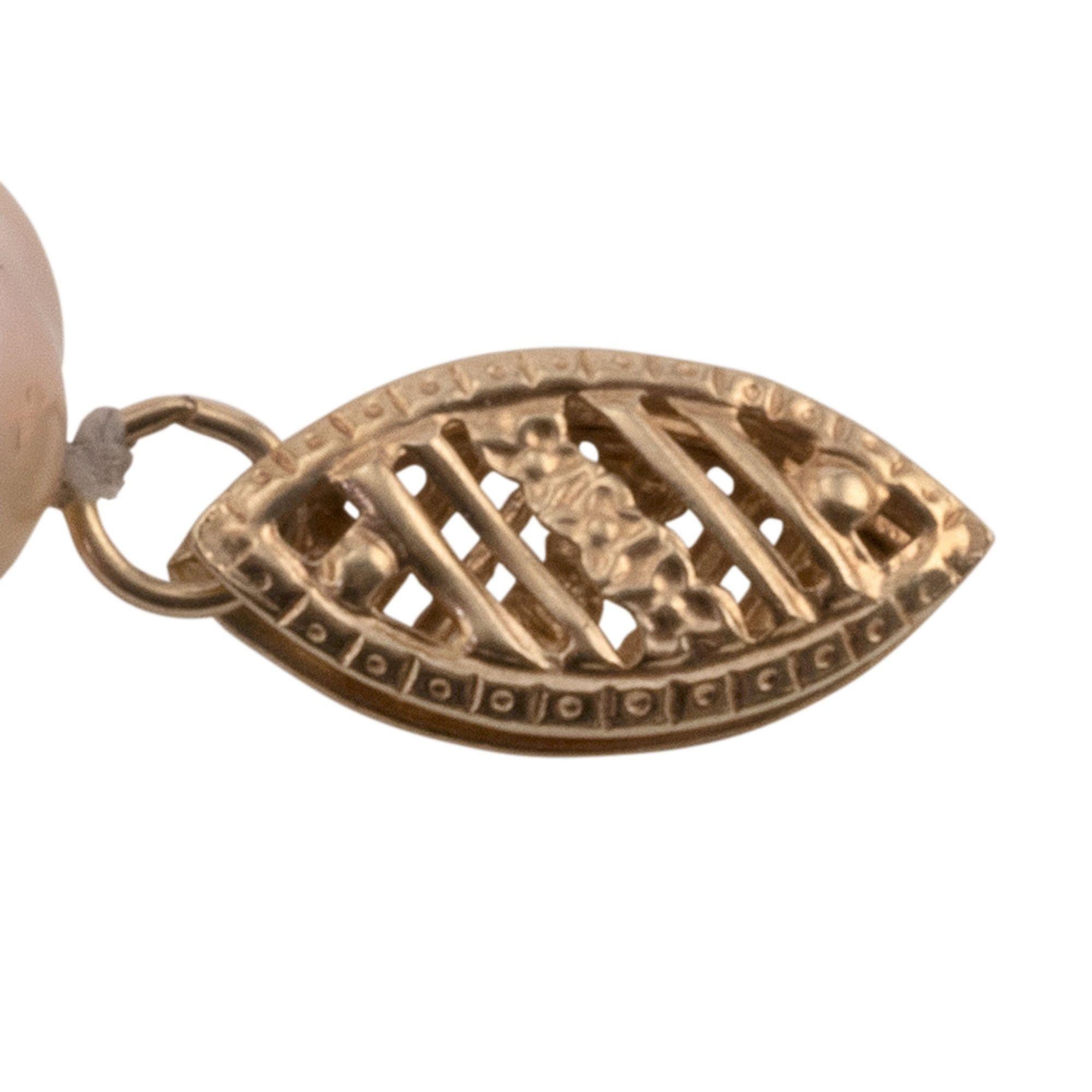 Opal Enhancer Anhänger auf Perlenkette im Angebot 2