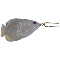 Opal Fish Pendant