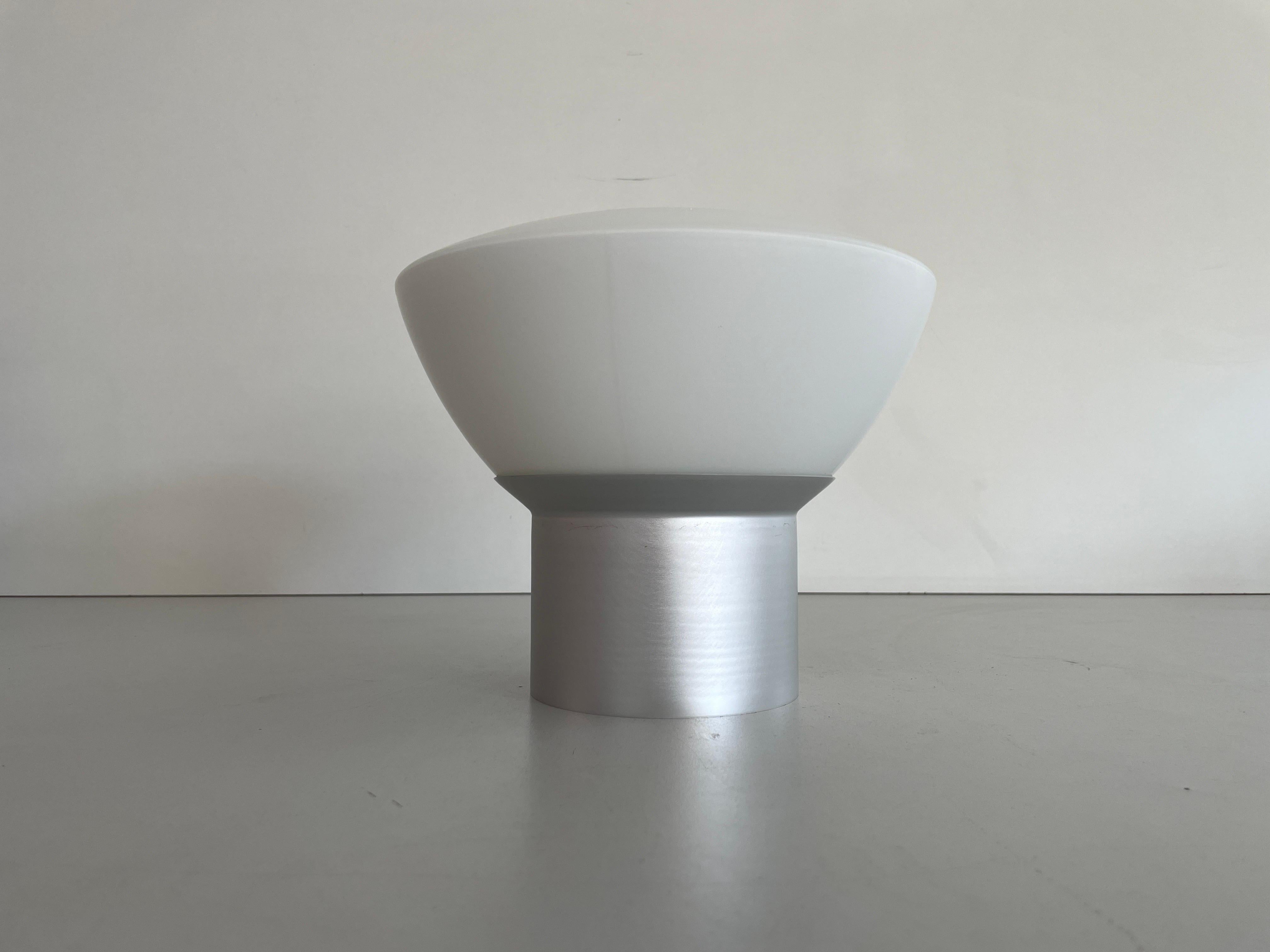 Opal Glas and Metal Deckenlampe by IFÖ, 1960s, Sweden

This lamp works with 2x E27 light bulb.
Wired and suitable to use 110-220V in all countries.

Please do not hesitate to ask us if you have more questions.

Measurements: 
Diameter: 22 cm
Height: