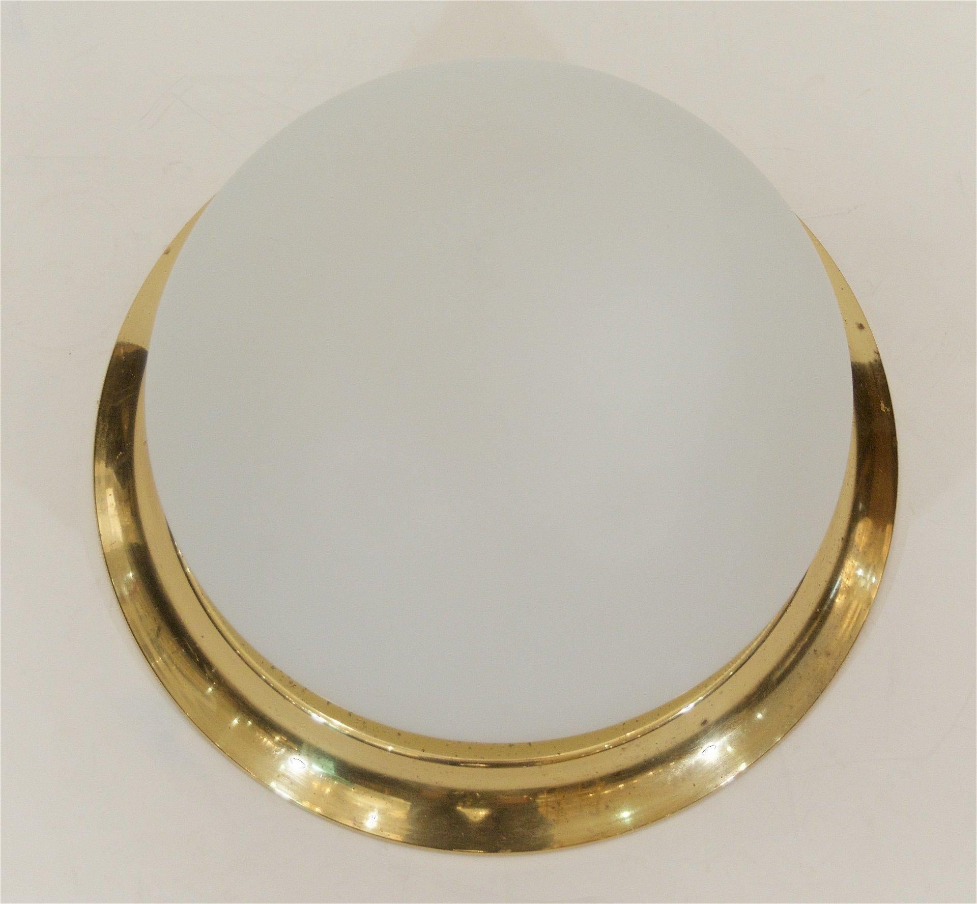 German Opal Glass and Brass Flush Mount by RZB Leuchten For Sale