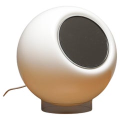 Lampe de table de coiffeuse en verre opale de Giusto Toso pour Leucos  1970