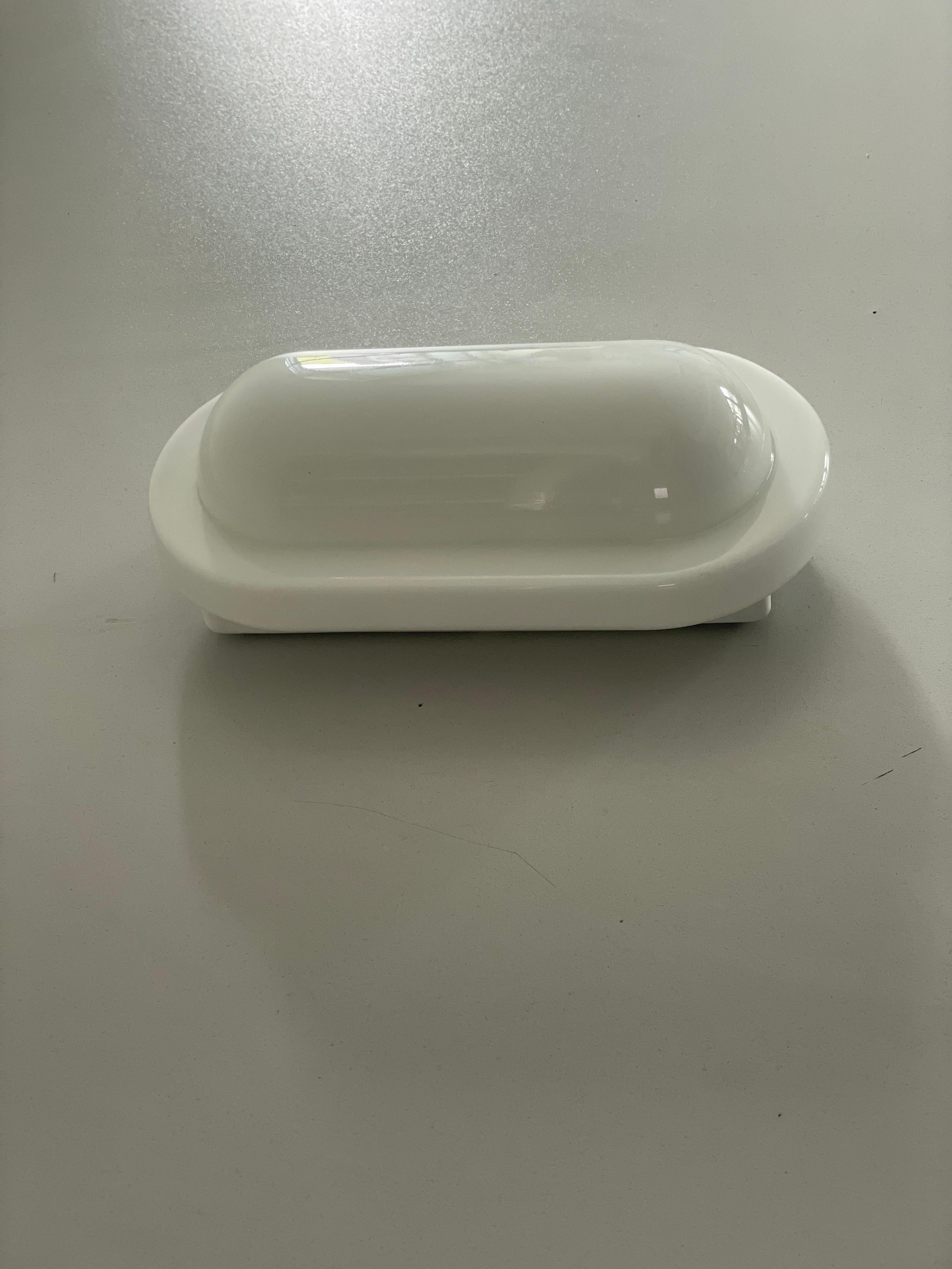 Applique simple en verre opale par Peill Putzler, années 1970, Germany en vente 2
