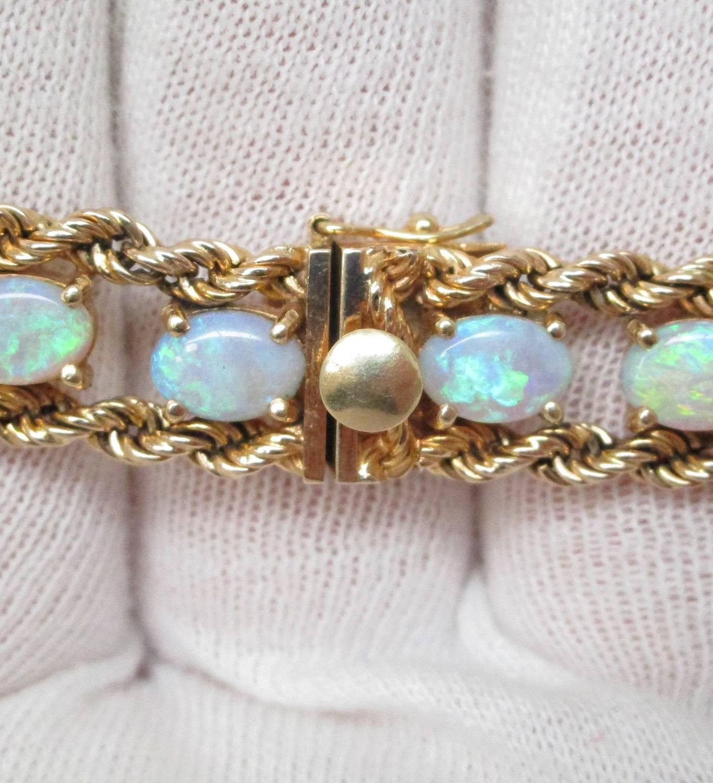 Opal Gold Bracelet 1