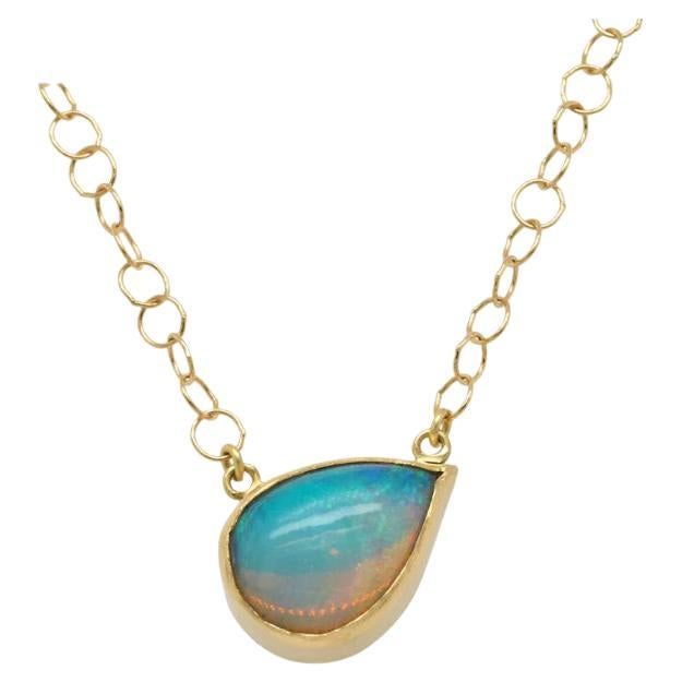 Opal Gold Necklace
