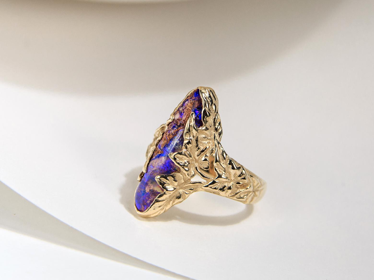 Anello in oro opale collezione Ivy Alexey Gabilo in vendita 4