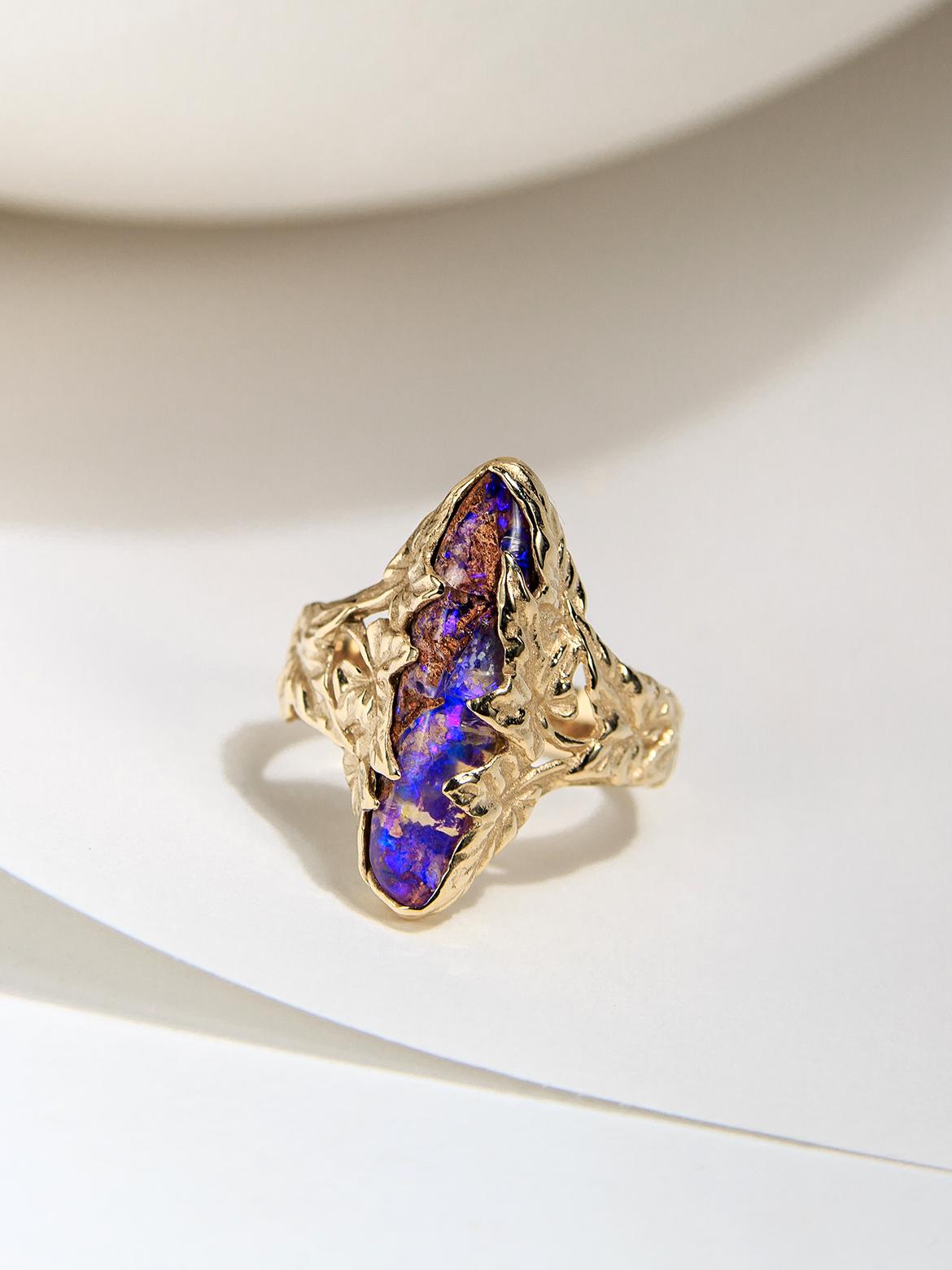 Anello in oro opale collezione Ivy Alexey Gabilo in vendita 5