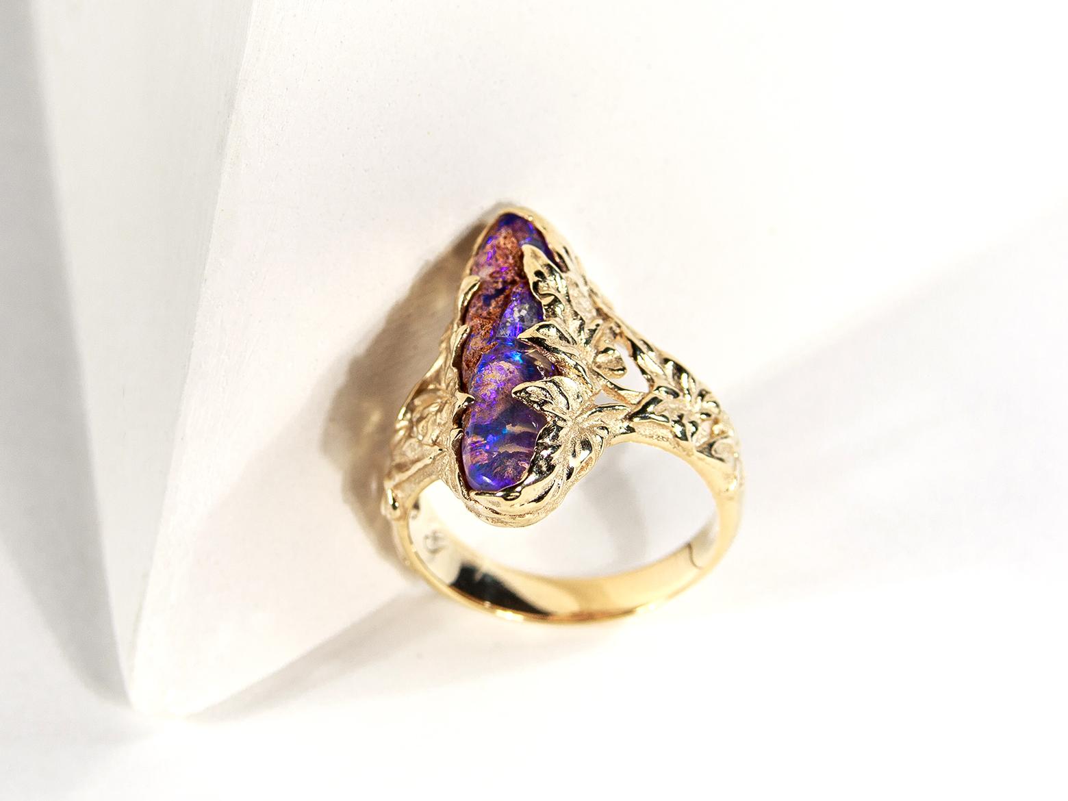 Anello in oro opale collezione Ivy Alexey Gabilo in vendita 6