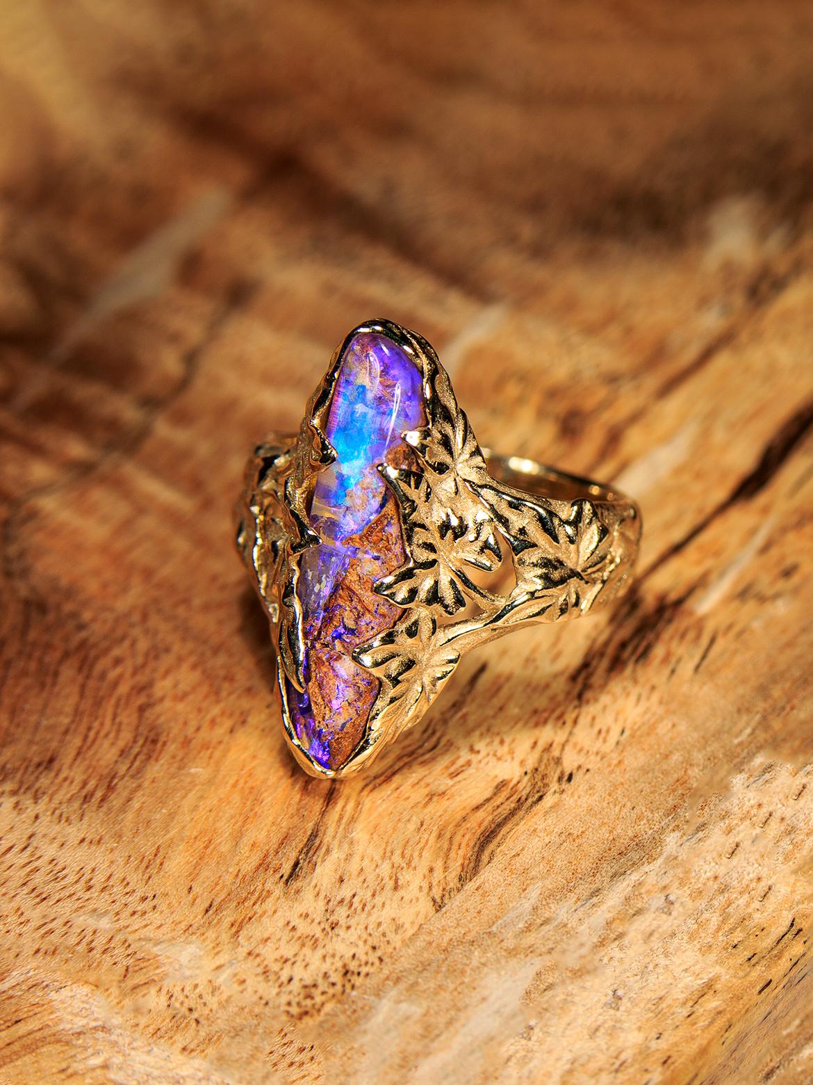 Anello in oro opale collezione Ivy Alexey Gabilo in vendita 8