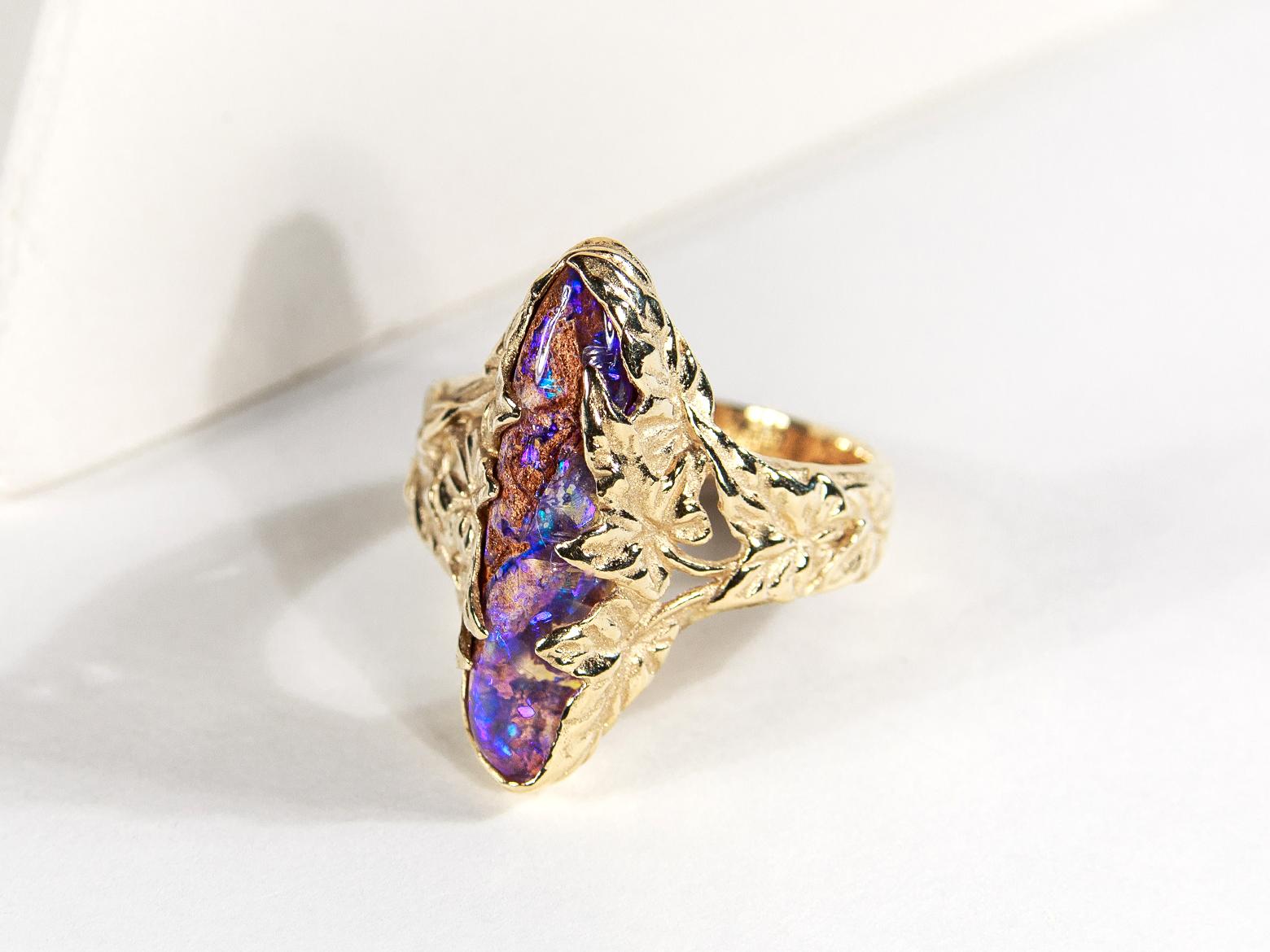 Nel cuore della Collection'S Ivy si trova un capolavoro unico: l'Anello Ivy con 