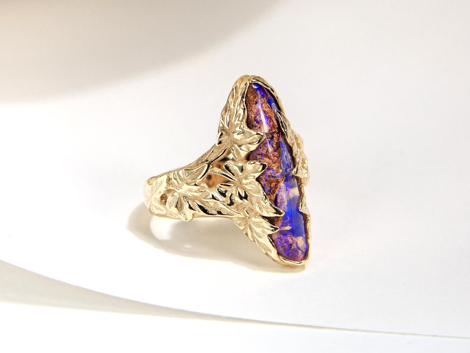 Anello in oro opale collezione Ivy Alexey Gabilo In condizioni Nuovo in vendita a Berlin, DE