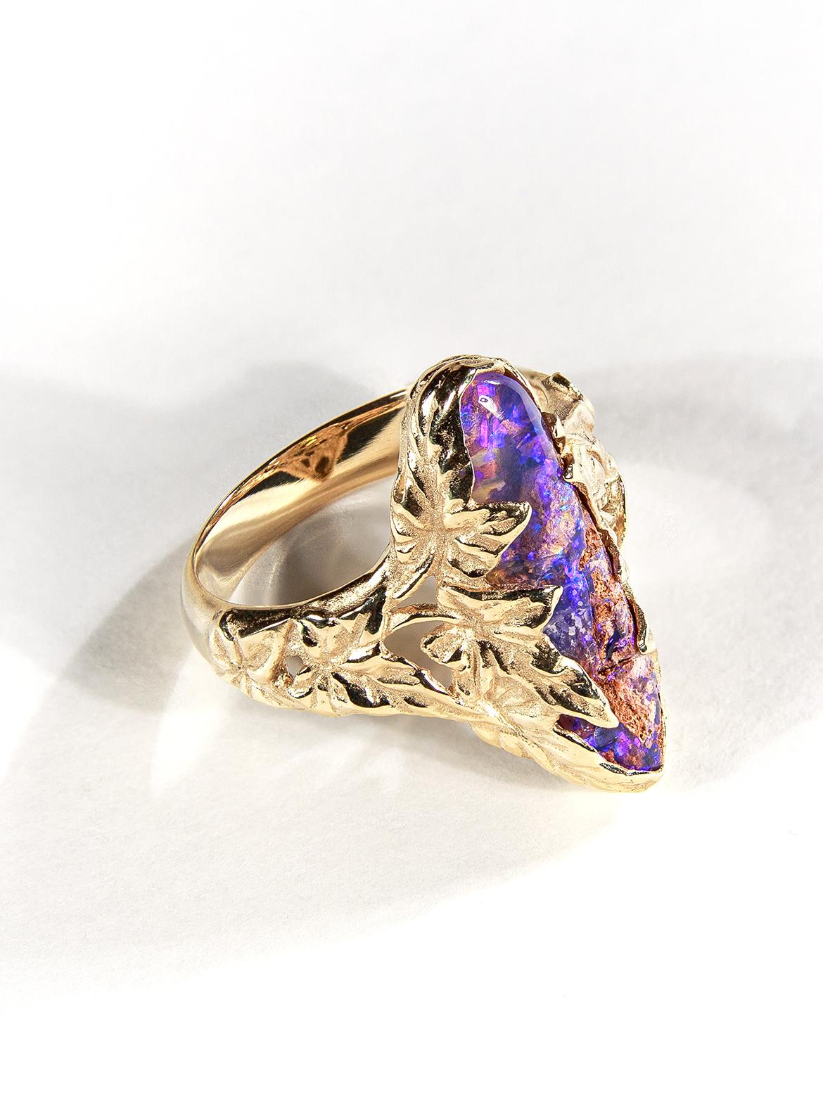 Anello in oro opale collezione Ivy Alexey Gabilo in vendita 3