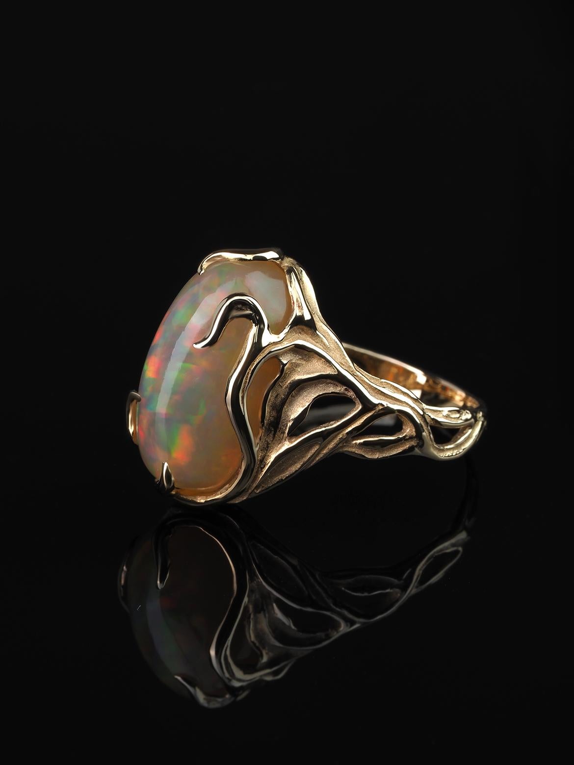 paul valentine opal ring