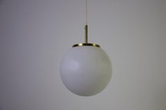 Opal-Hängelampe von Doria, 1970er Jahre, Deutschland
