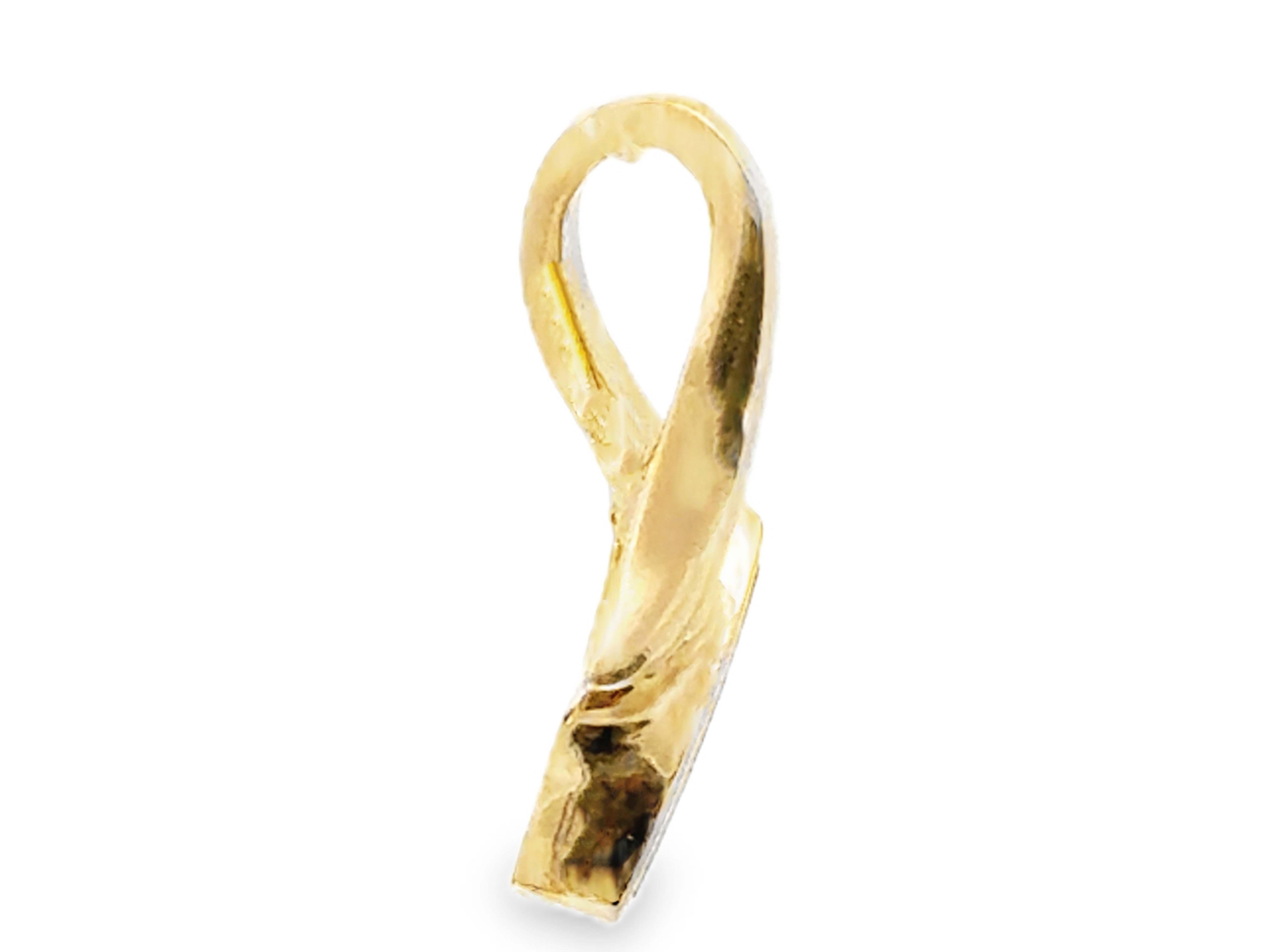 Pendentif triangulaire incrusté d'opales en or jaune 14 carats Pour femmes en vente