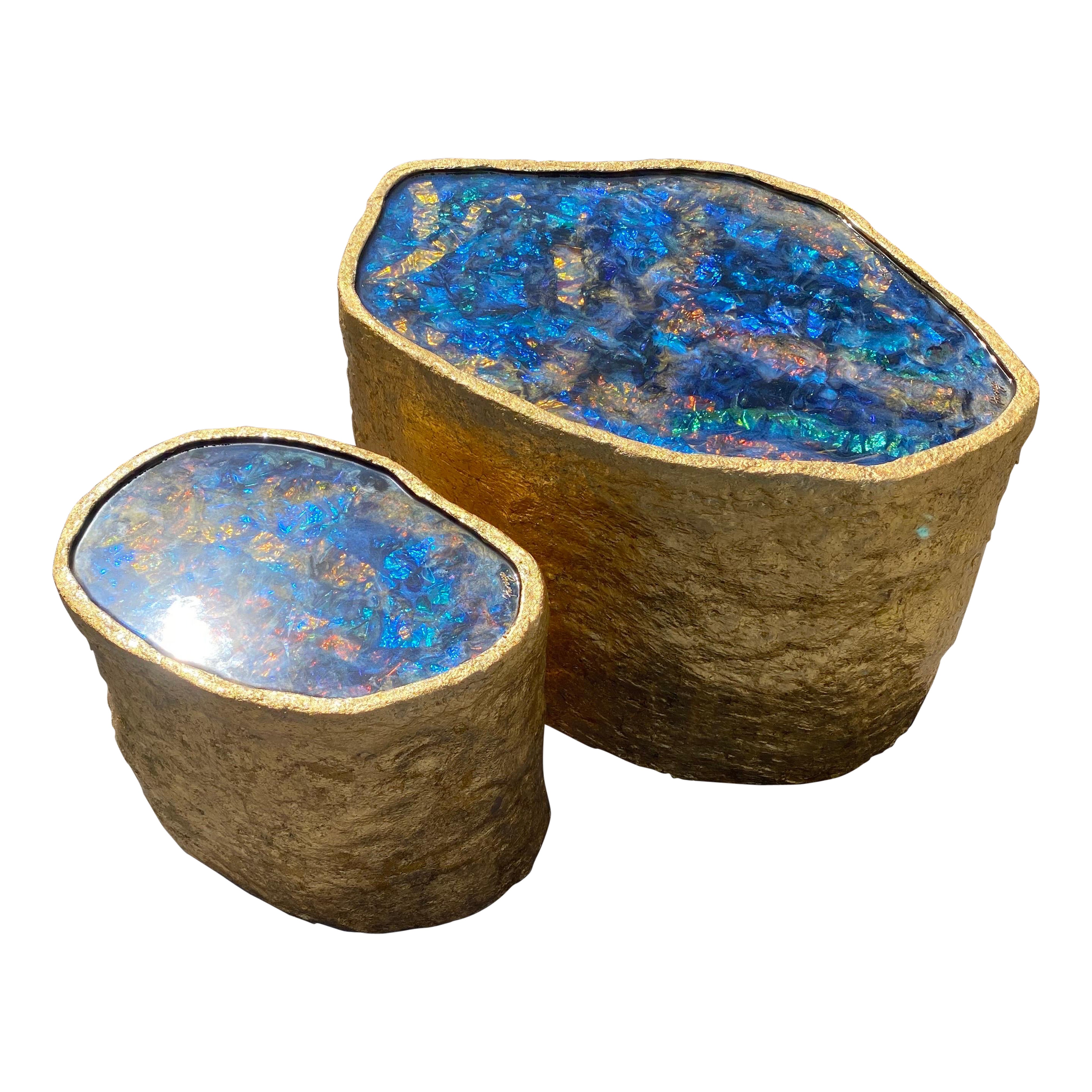 Opal inspirierte Tische